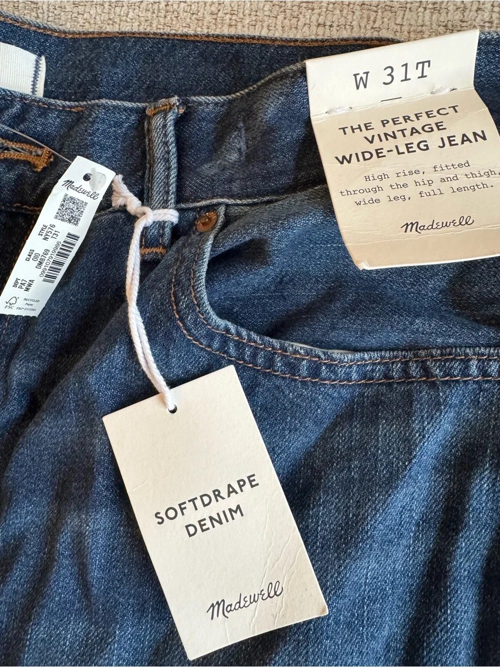 Madewell - The Tall Perfect Vintage Wide-Leg Jeans
